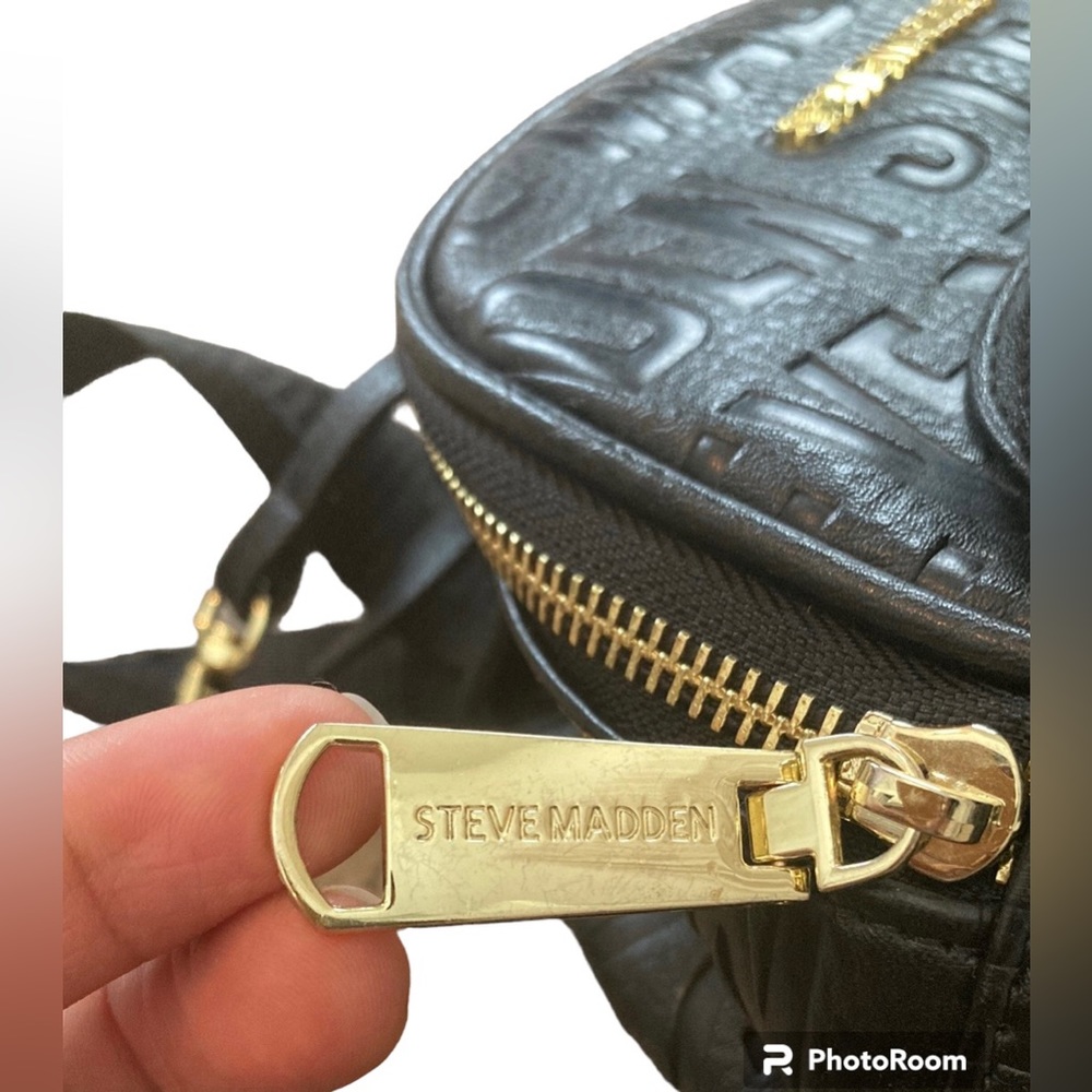 Steve Madden Black Mini Backpack. EUC - Picture 2 of 8